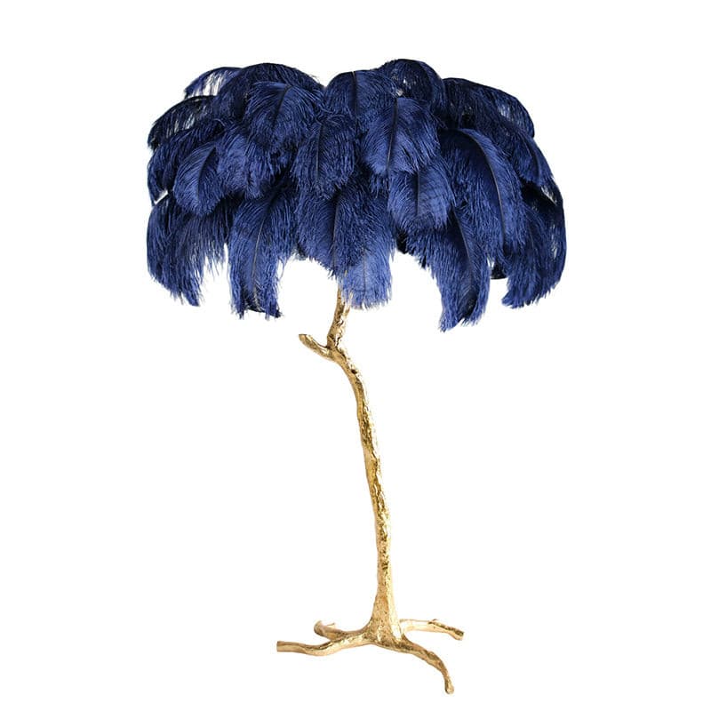 WINDSOR PLUME BRASS LAMP