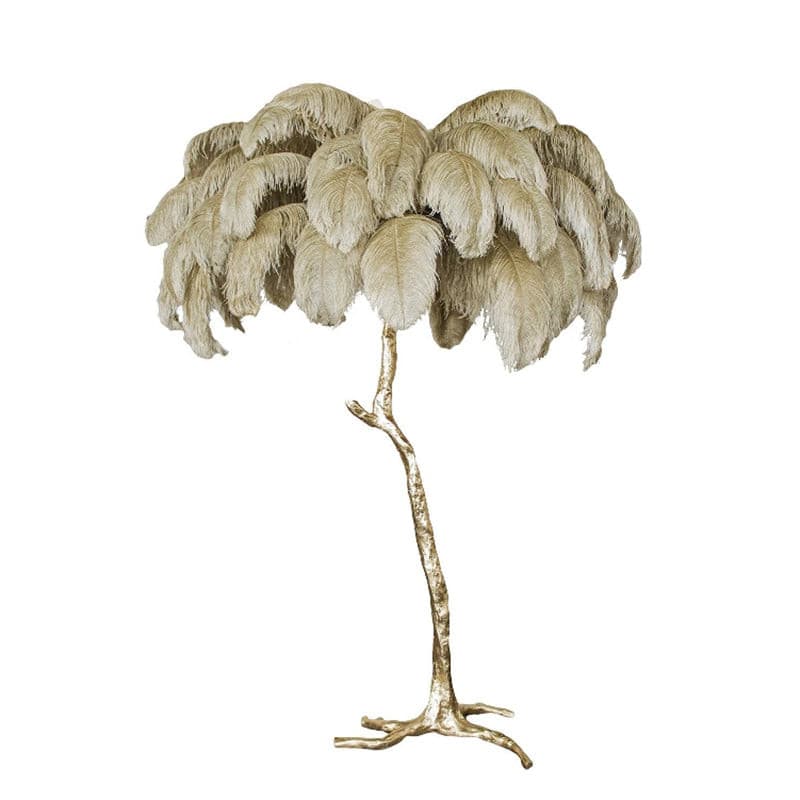 WINDSOR PLUME BRASS LAMP