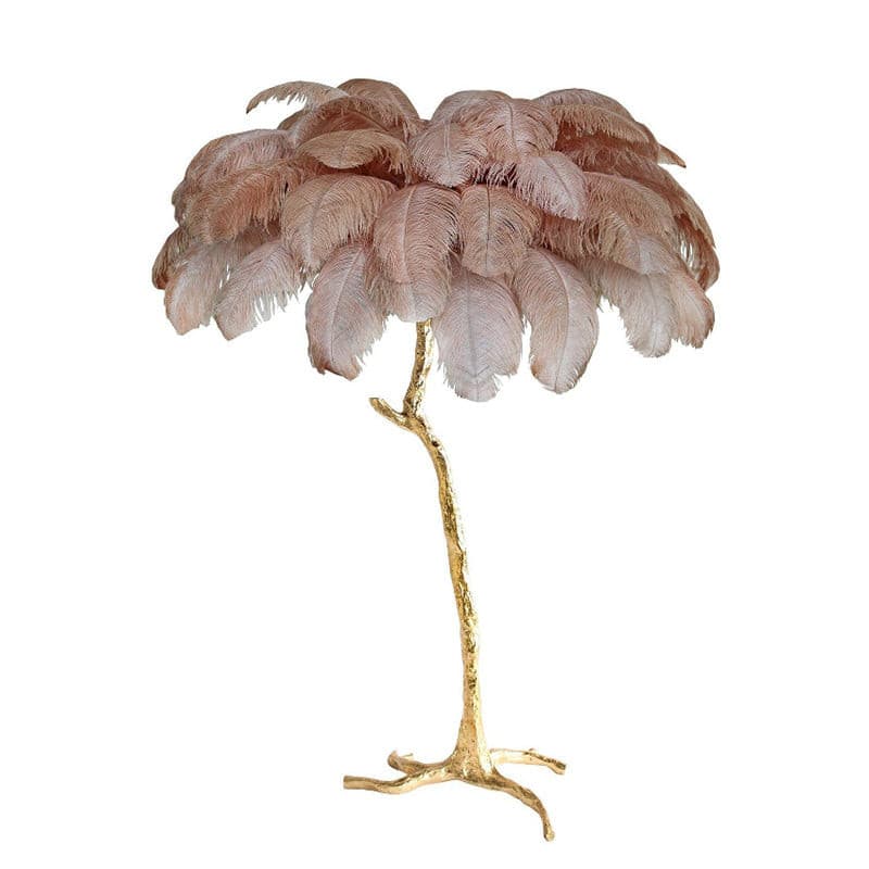 WINDSOR PLUME BRASS LAMP
