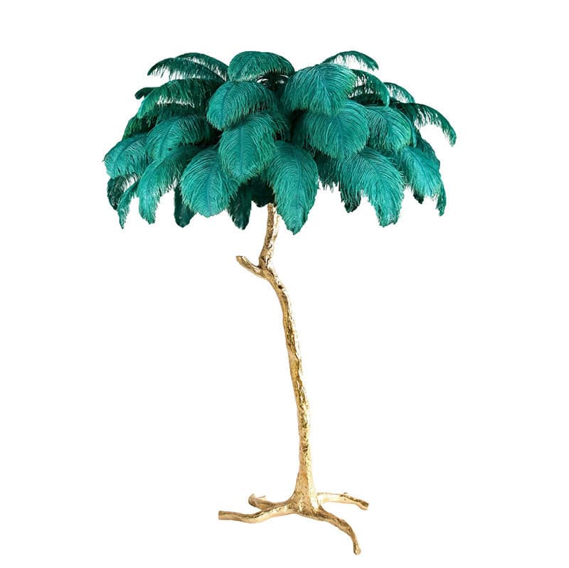 WINDSOR PLUME BRASS LAMP