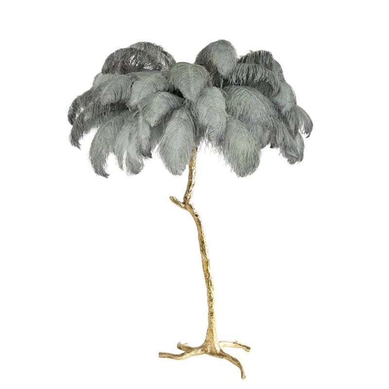 WINDSOR PLUME BRASS LAMP