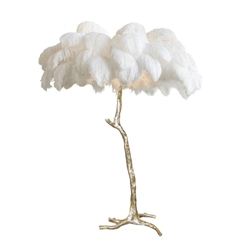 WINDSOR PLUME BRASS LAMP