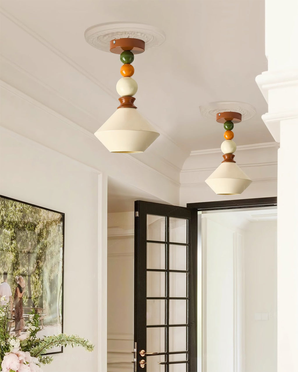 RAVENSDALE HEMISPHERIC GLASS CEILING LANTERN
