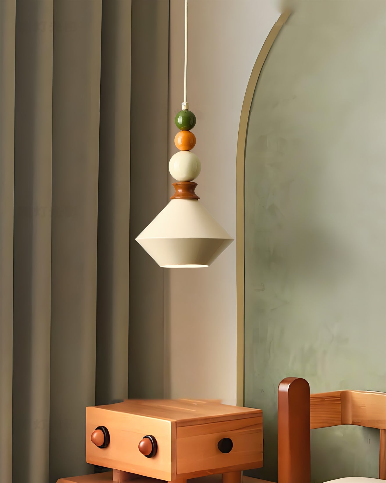 VANDERBILT FROSTED GLASS HANGING LANTERN