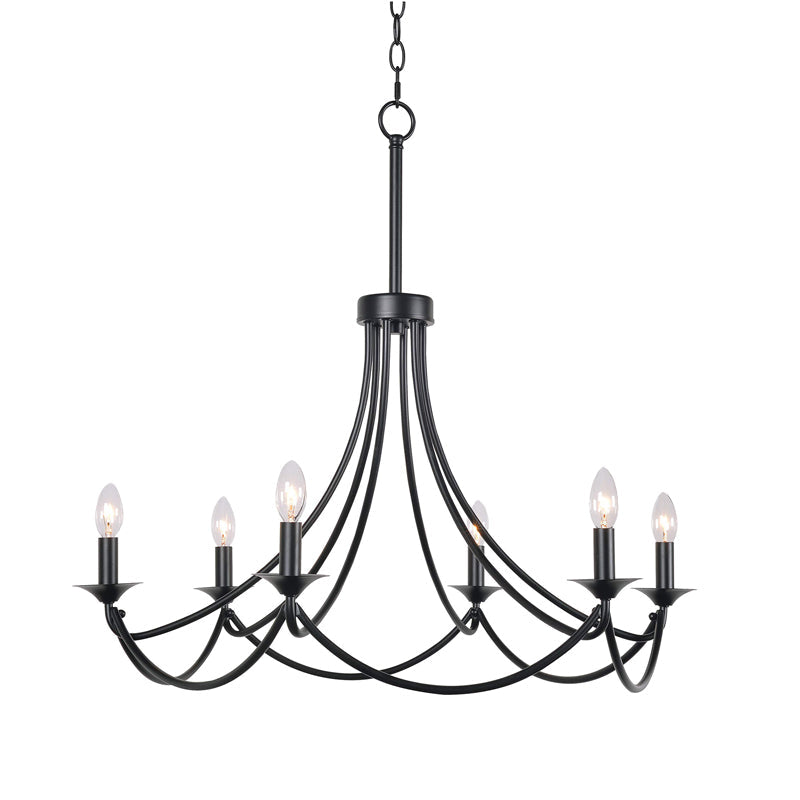 WINTHROP CRYSTAL CROWN CHANDELIER