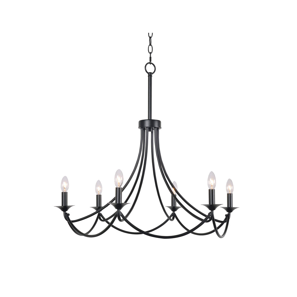 WINTHROP CRYSTAL CROWN CHANDELIER