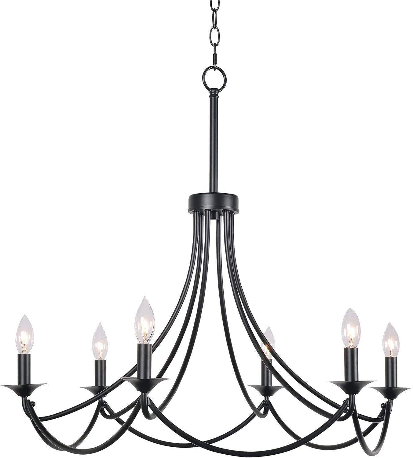 WINTHROP CRYSTAL CROWN CHANDELIER