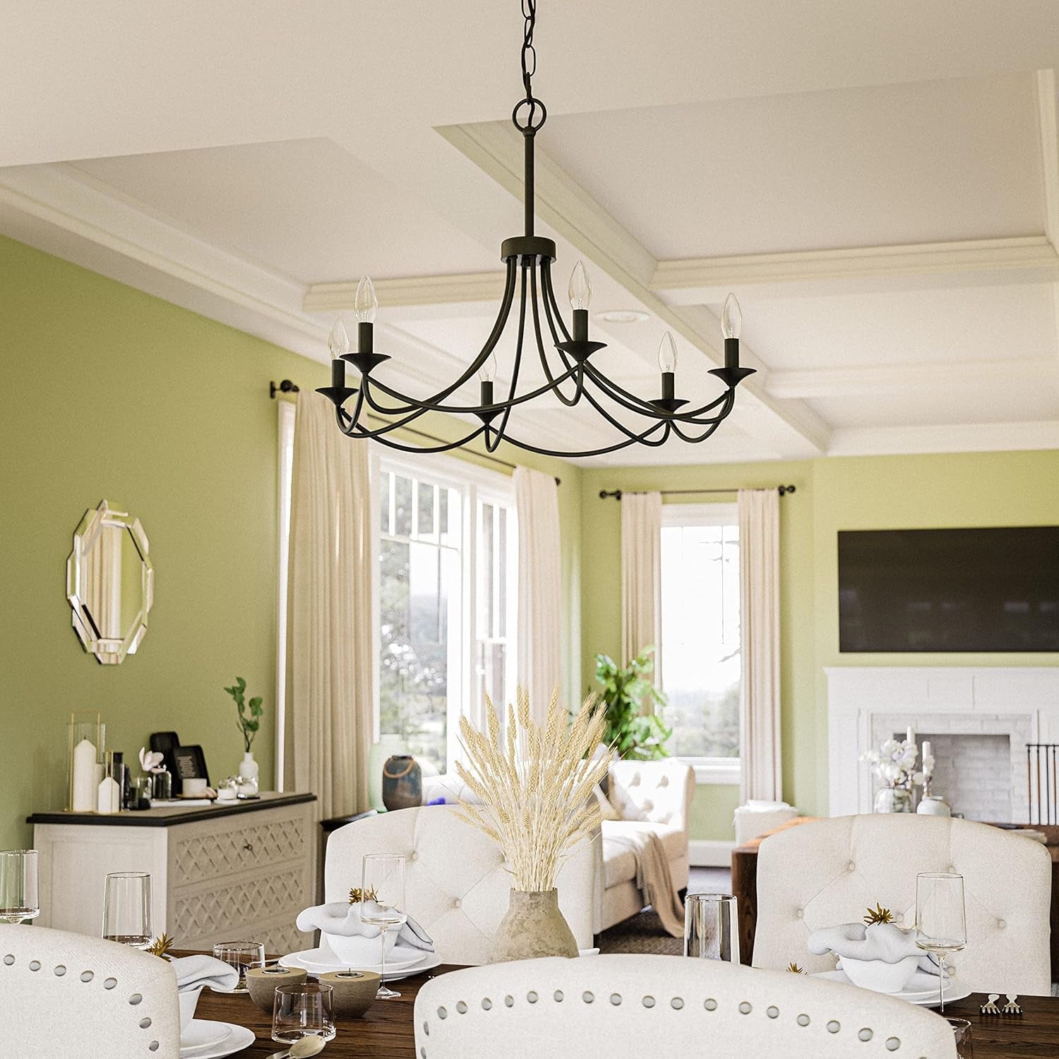 WINTHROP CRYSTAL CROWN CHANDELIER