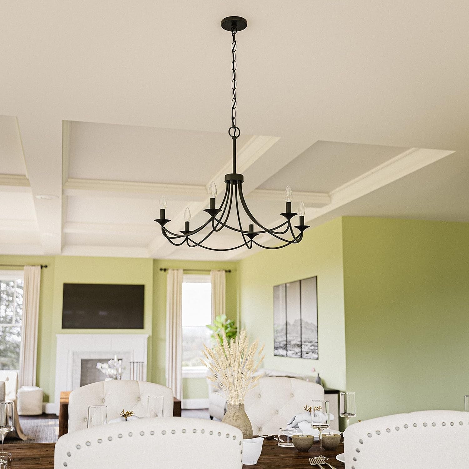WINTHROP CRYSTAL CROWN CHANDELIER