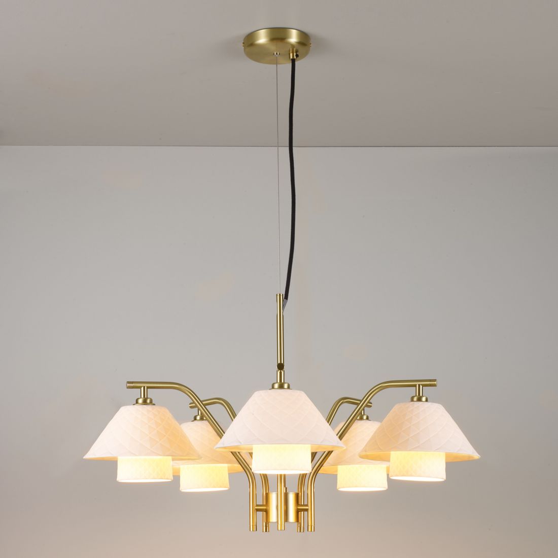Ravenswood Twin Arm Crystal Luminaire