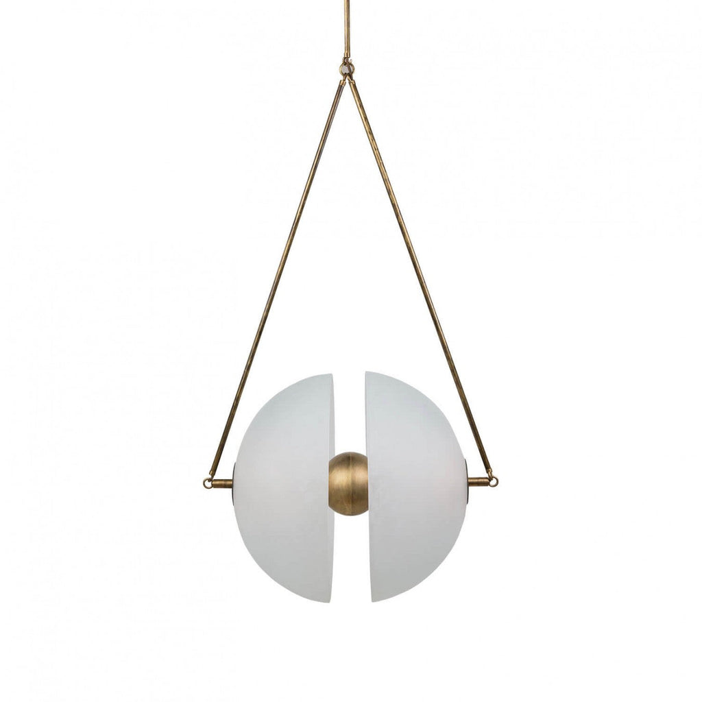 WINTHORPE PEARLIZED GLASS PENDANT LIGHT