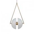 WINTHORPE PEARLIZED GLASS PENDANT LIGHT