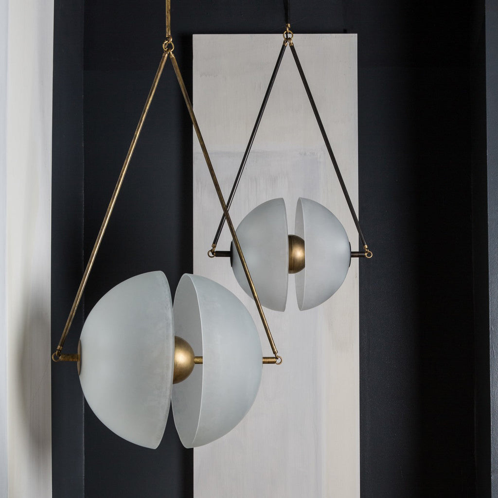 WINTHORPE PEARLIZED GLASS PENDANT LIGHT