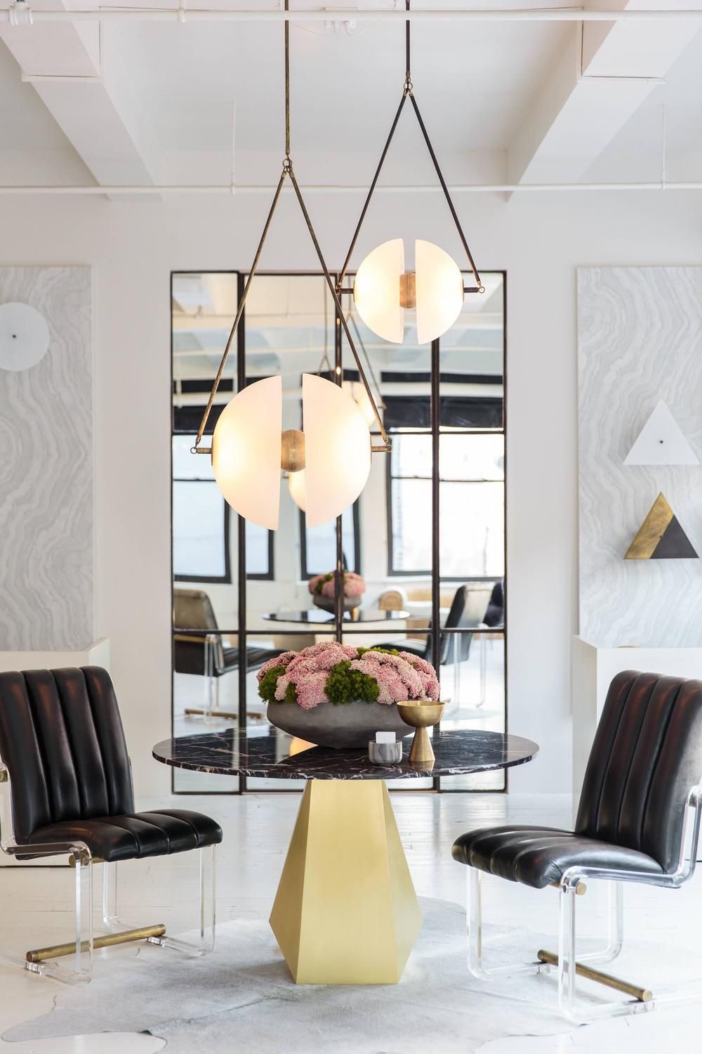 WINTHORPE PEARLIZED GLASS PENDANT LIGHT