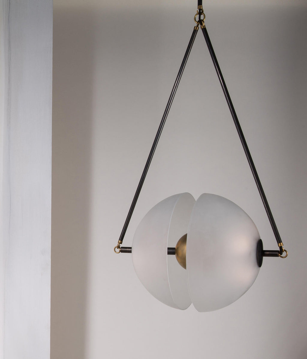 WINTHORPE PEARLIZED GLASS PENDANT LIGHT