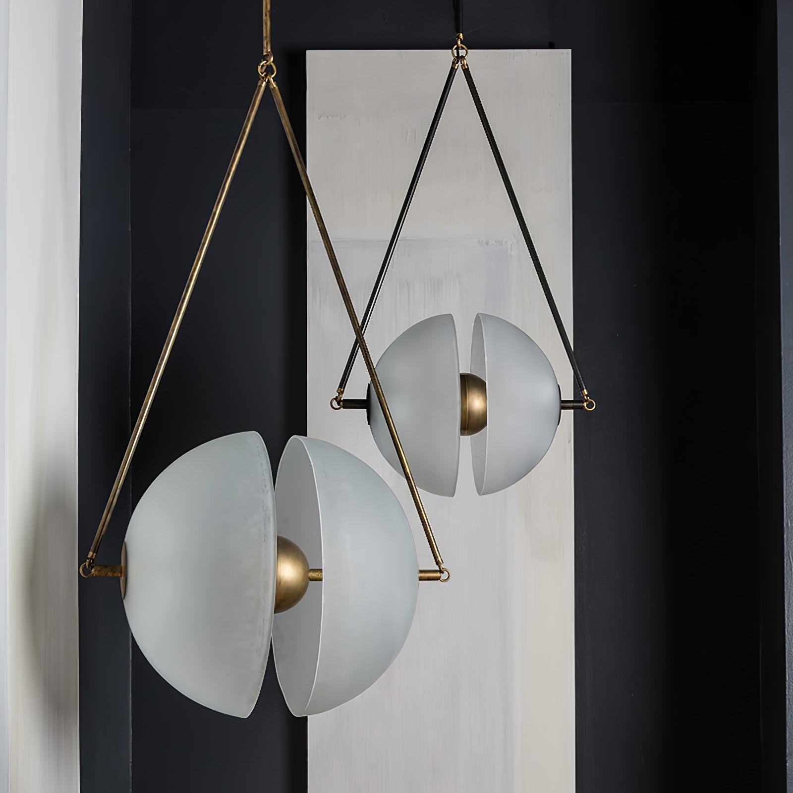 WINTHORPE PEARLIZED GLASS PENDANT LIGHT