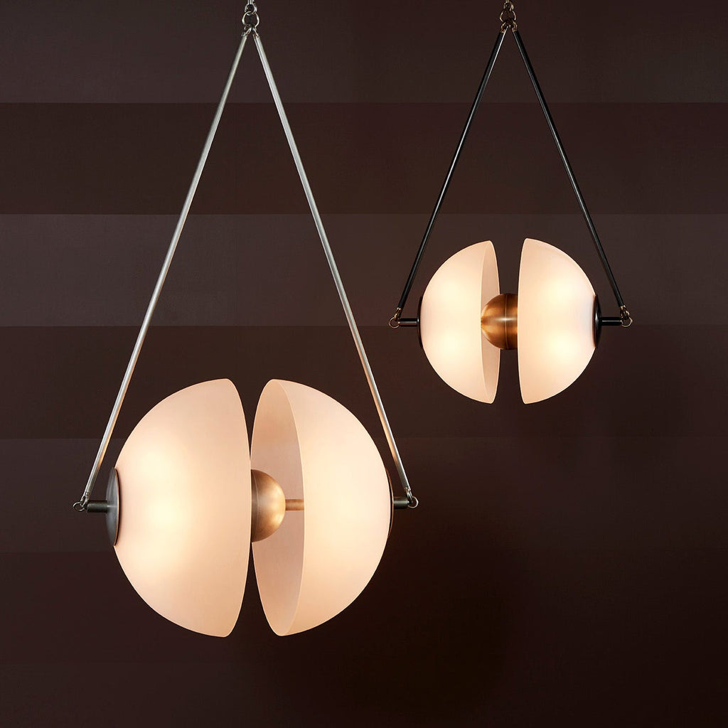 WINTHORPE PEARLIZED GLASS PENDANT LIGHT