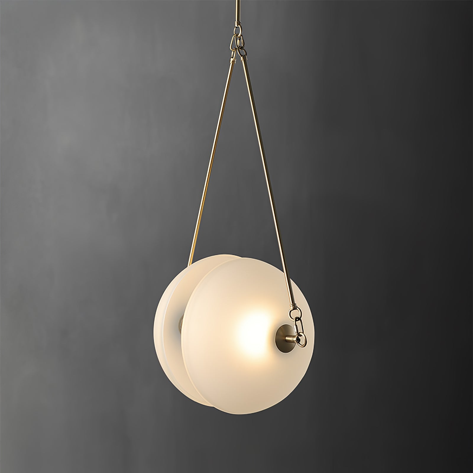 WINTHORPE PEARLIZED GLASS PENDANT LIGHT