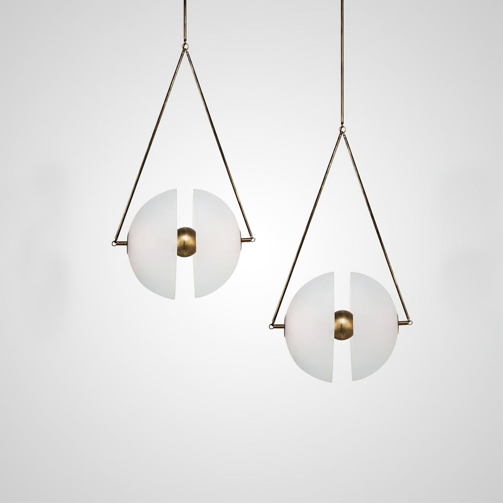 WINTHORPE PEARLIZED GLASS PENDANT LIGHT