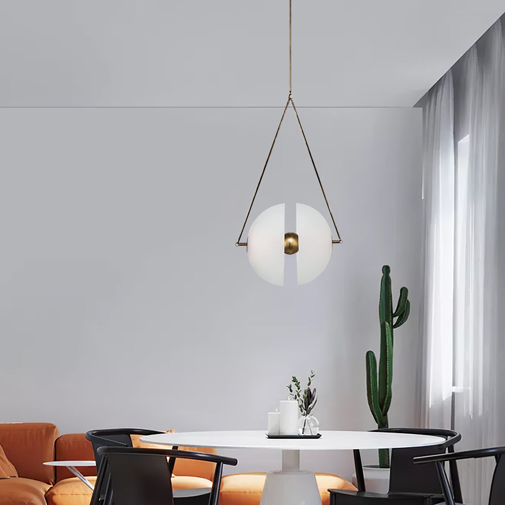 WINTHORPE PEARLIZED GLASS PENDANT LIGHT