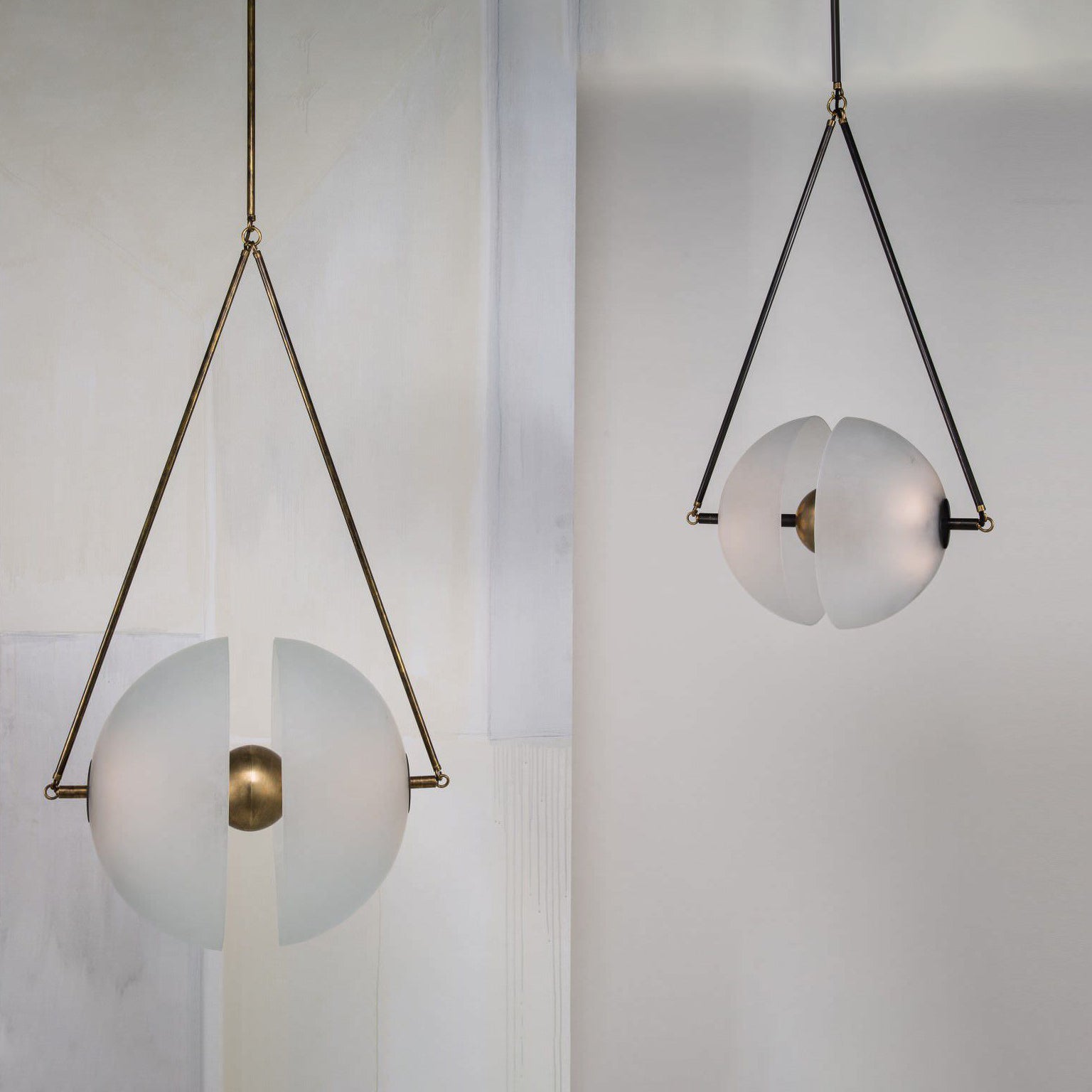 WINTHORPE PEARLIZED GLASS PENDANT LIGHT