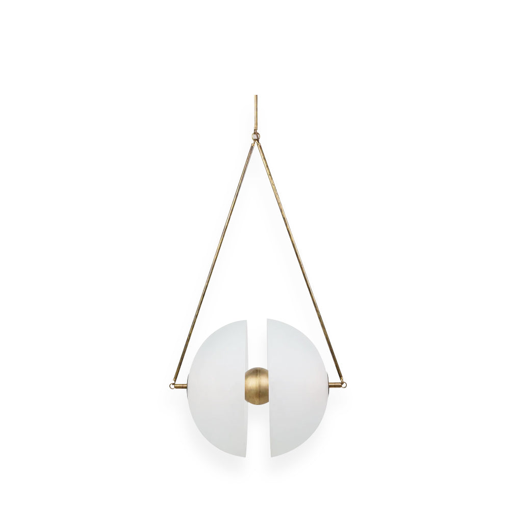 WINTHORPE PEARLIZED GLASS PENDANT LIGHT