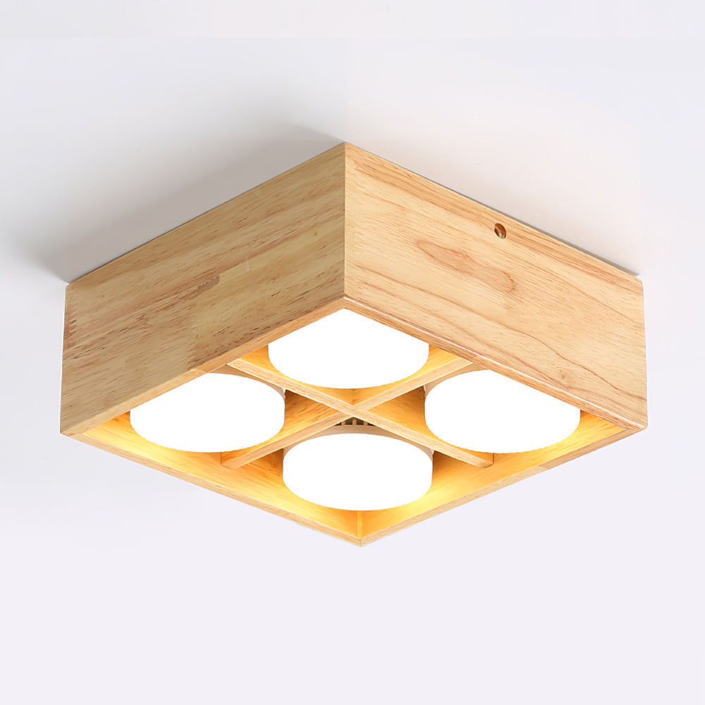 FENWICK AMBER GLASS DRUM LUMINAIRE