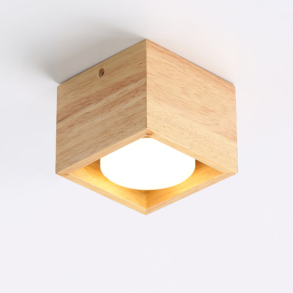 FENWICK AMBER GLASS DRUM LUMINAIRE