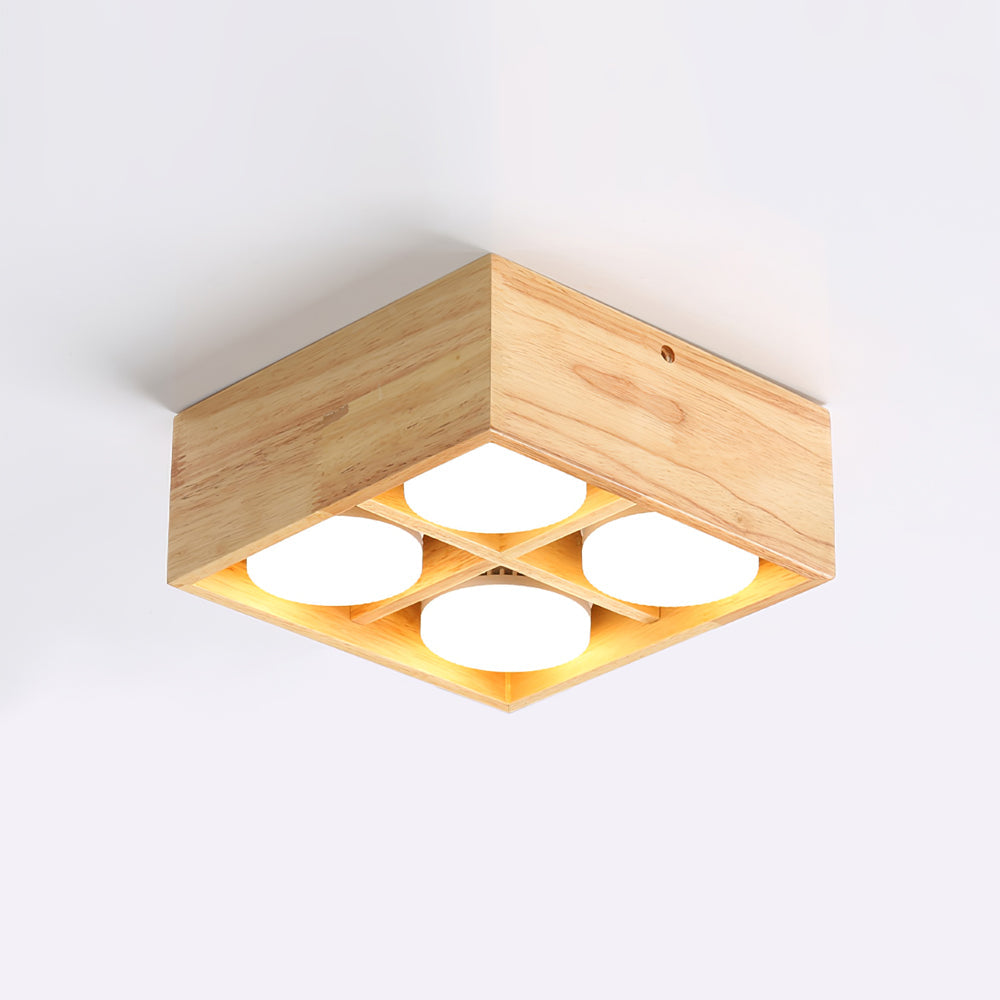 FENWICK AMBER GLASS DRUM LUMINAIRE
