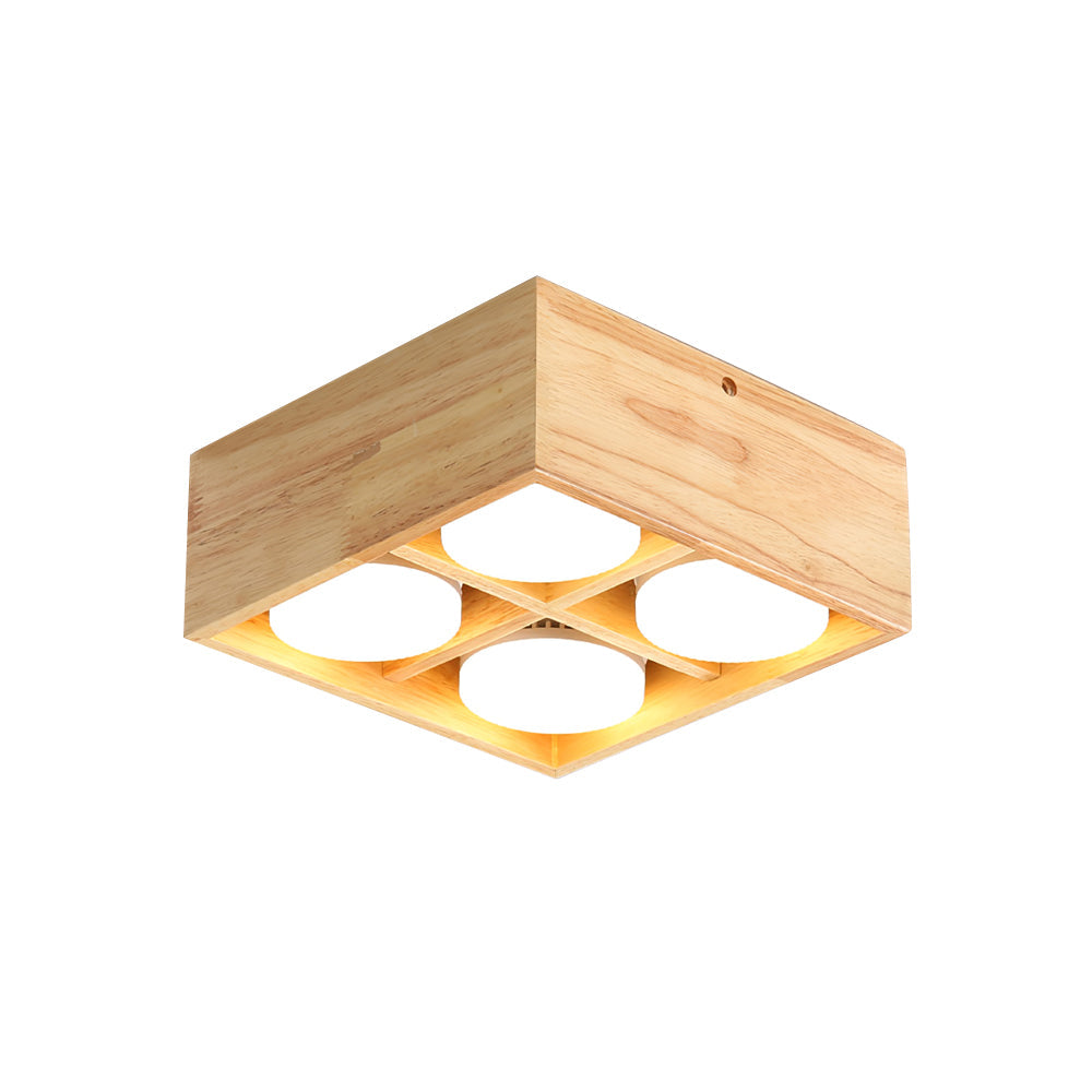FENWICK AMBER GLASS DRUM LUMINAIRE