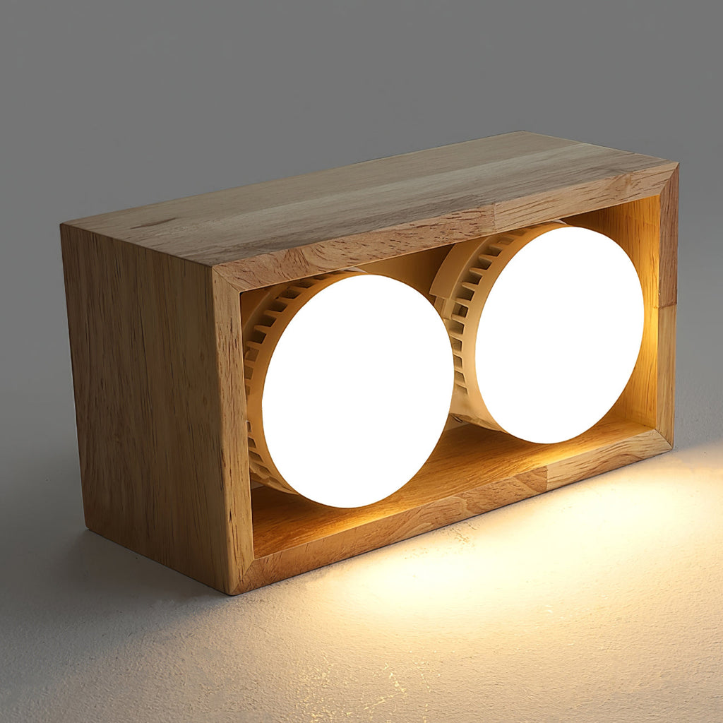 FENWICK AMBER GLASS DRUM LUMINAIRE