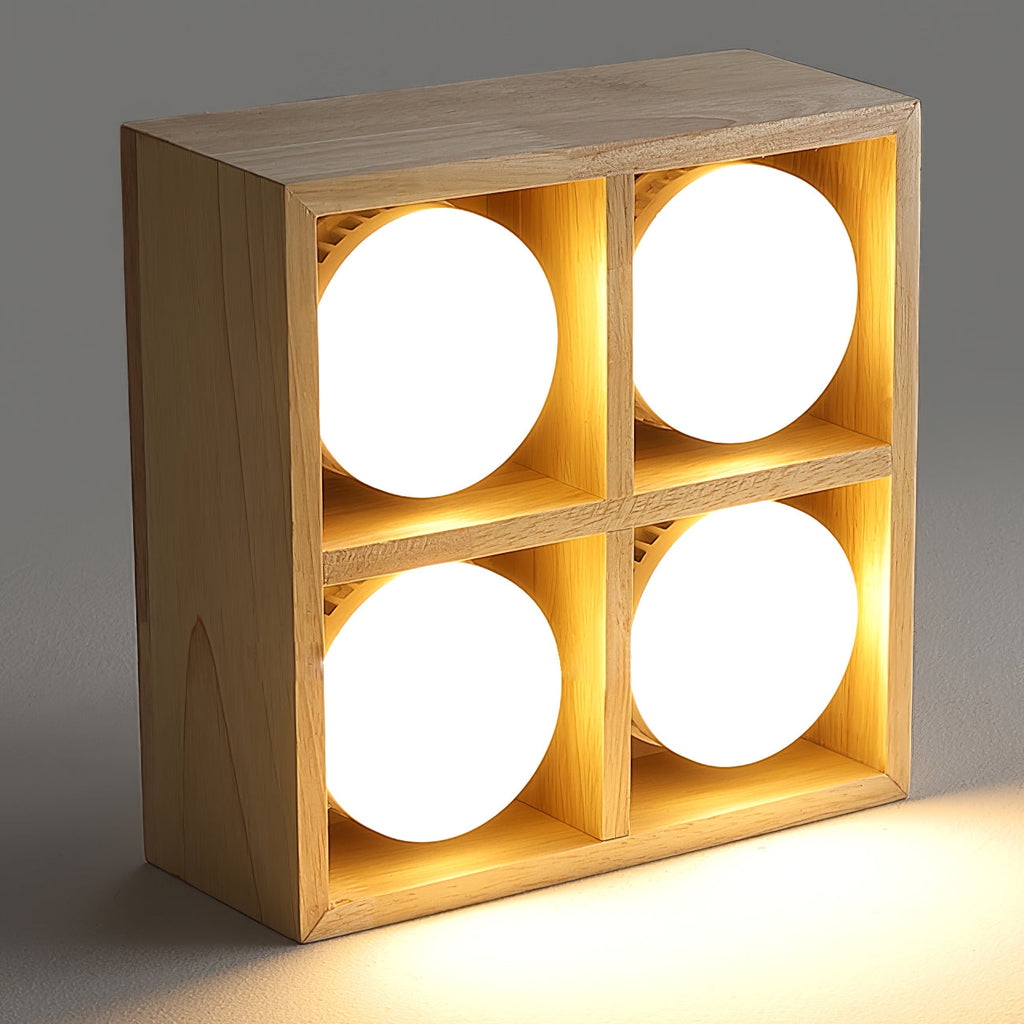 FENWICK AMBER GLASS DRUM LUMINAIRE