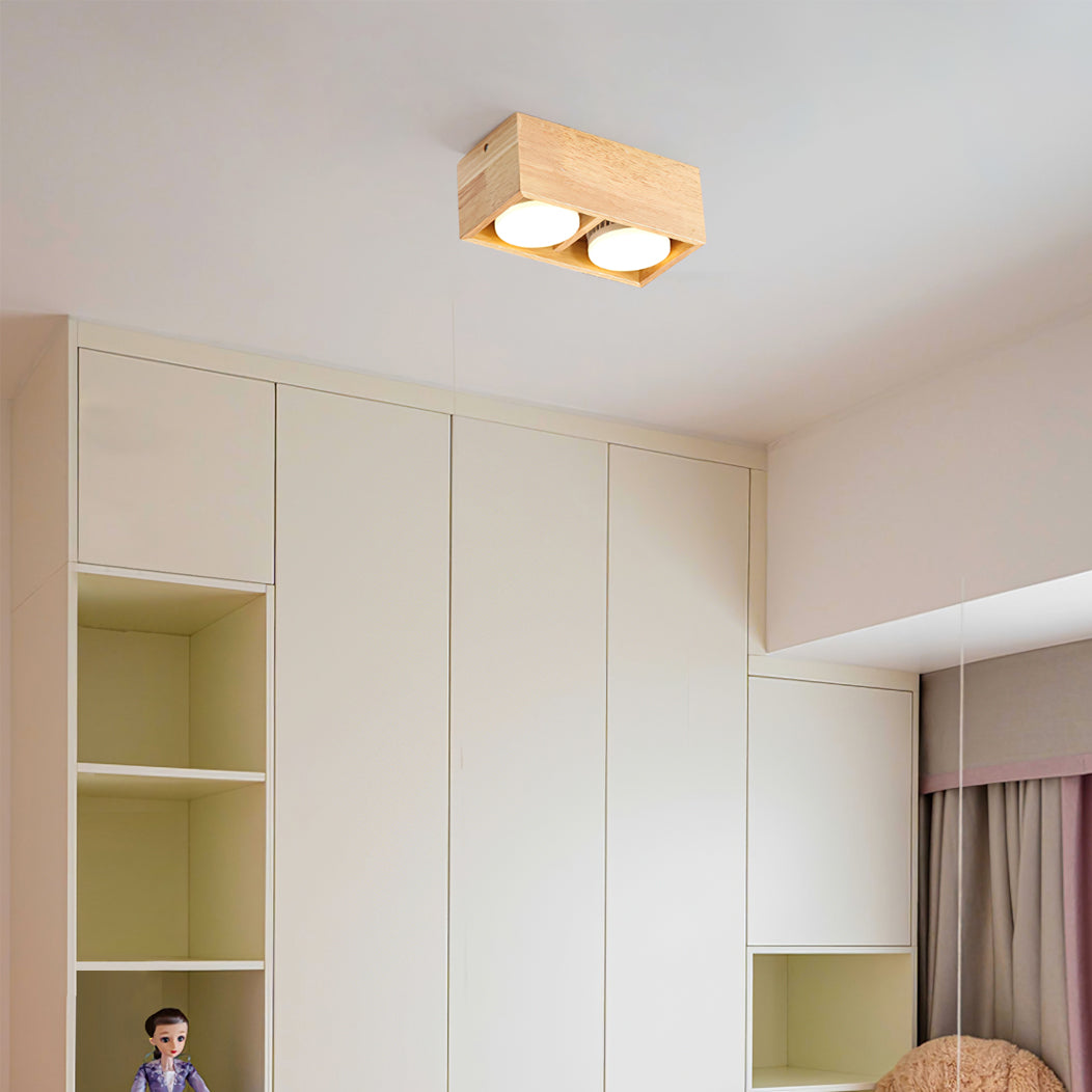 FENWICK AMBER GLASS DRUM LUMINAIRE