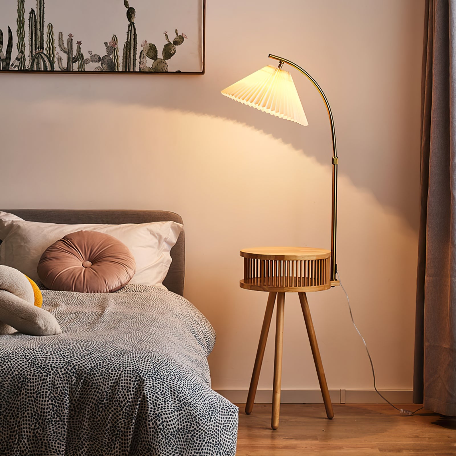 Ravenscroft Mid-Century Arc Floor Light