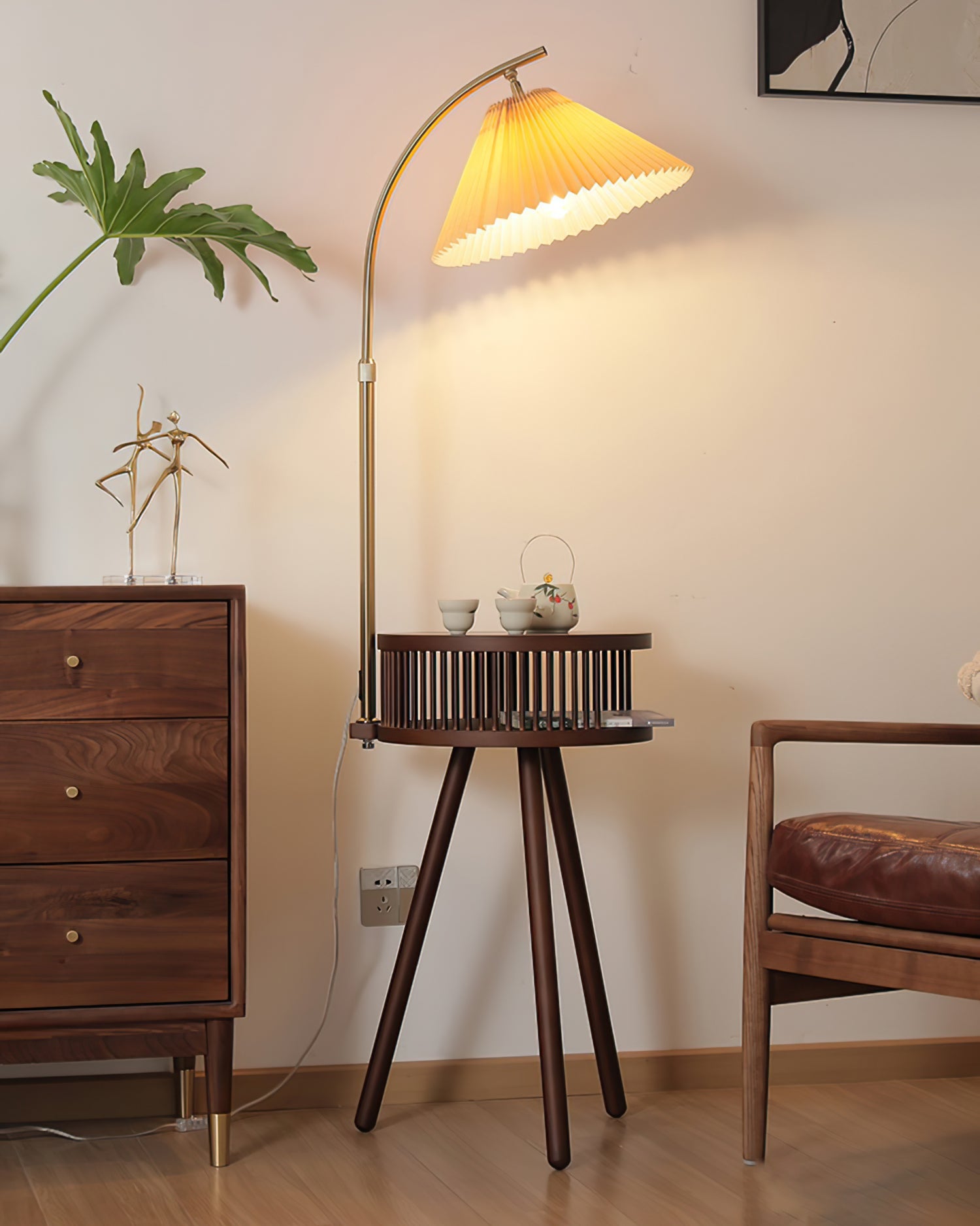 Ravenscroft Mid-Century Arc Floor Light