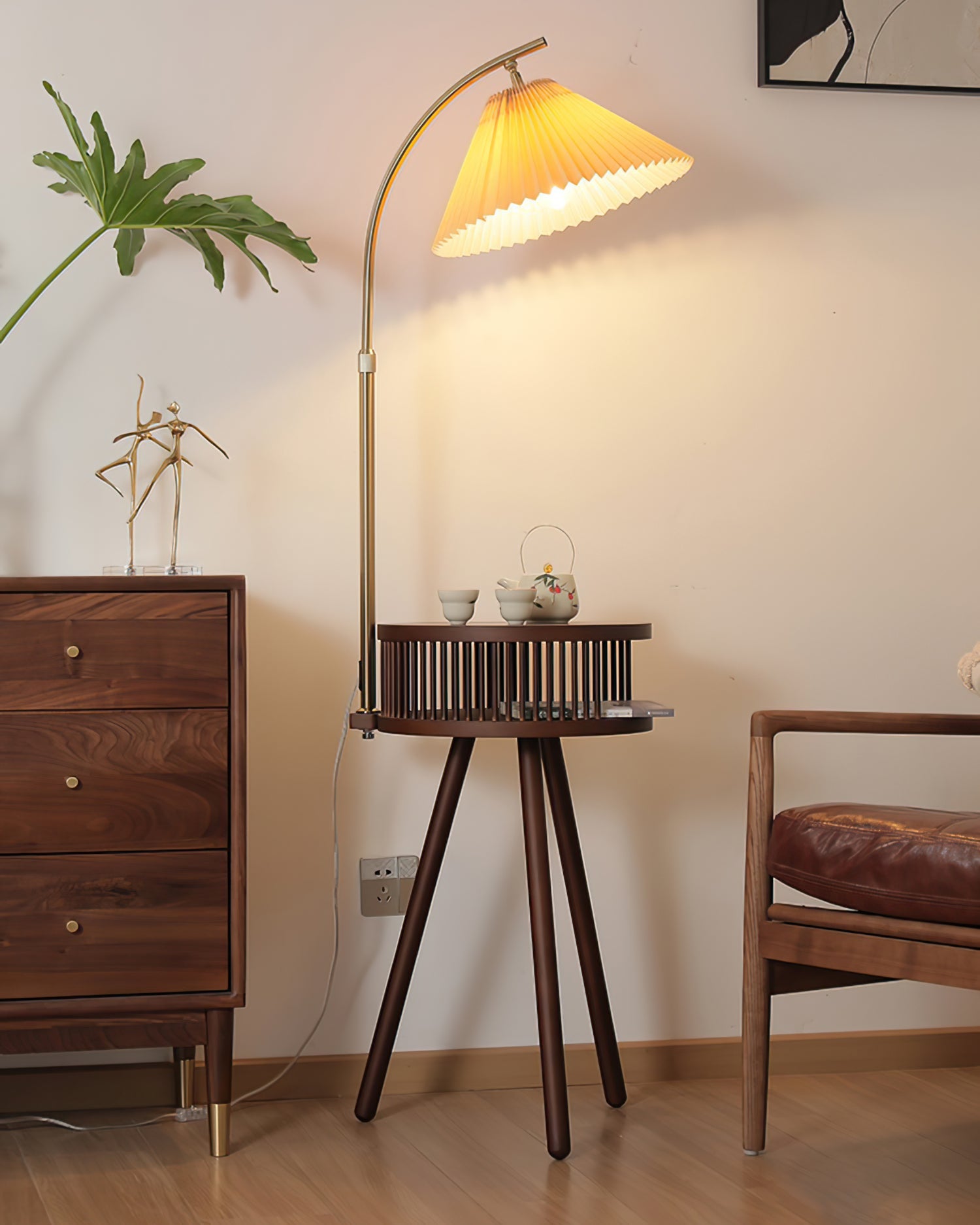 Ravenscroft Mid-Century Arc Floor Light