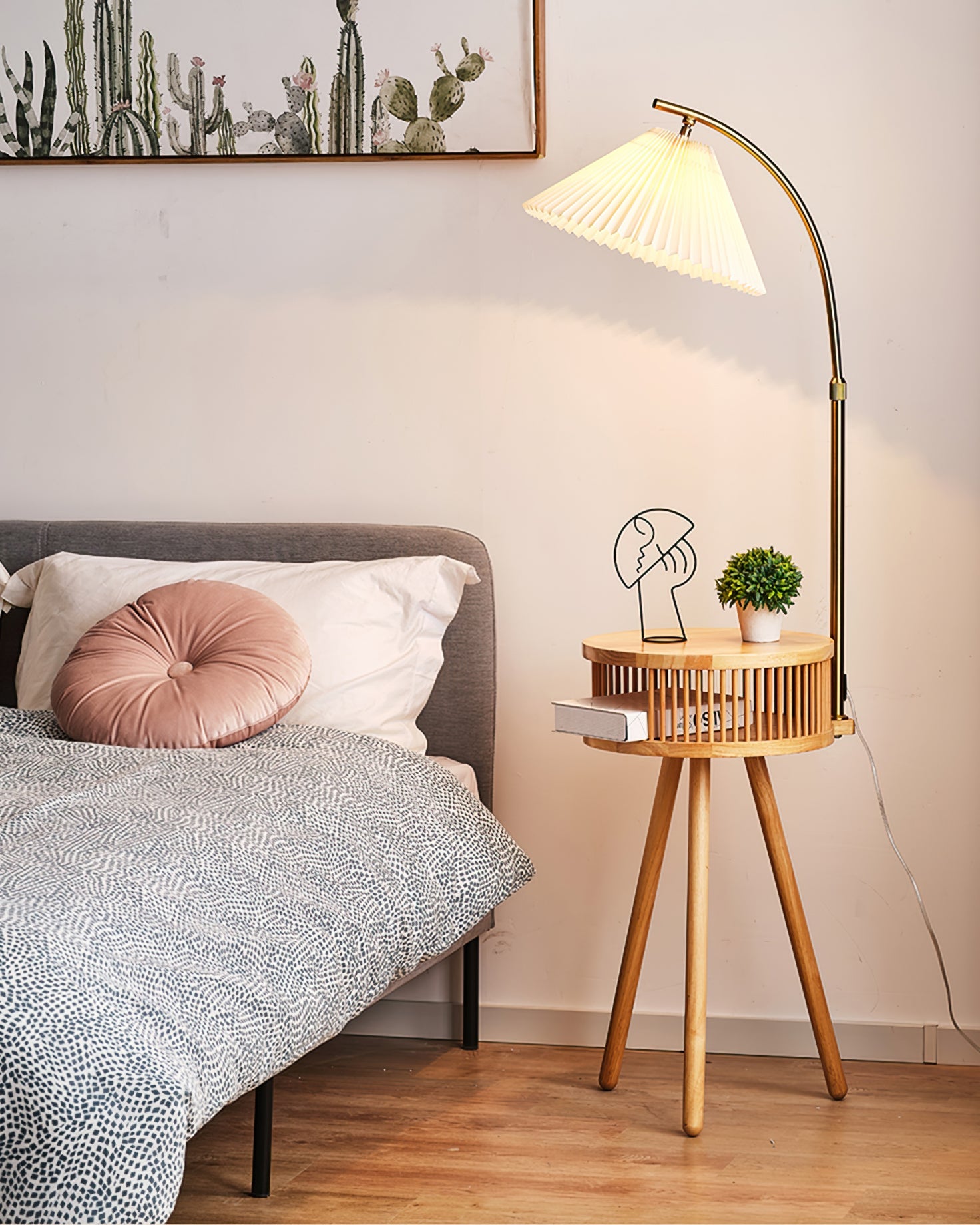 Ravenscroft Mid-Century Arc Floor Light