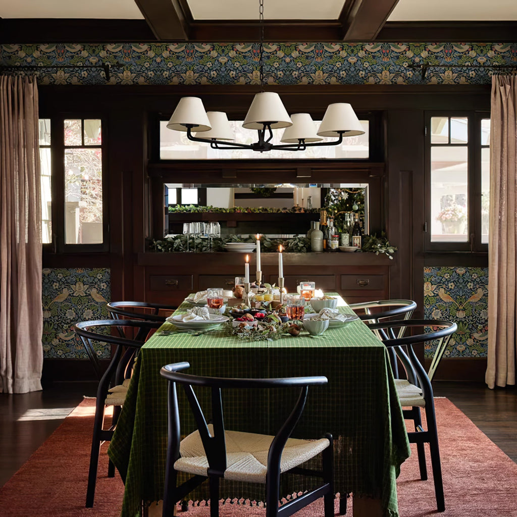 BRAMBLETON CRYSTAL DRAPED CEILING LANTERN