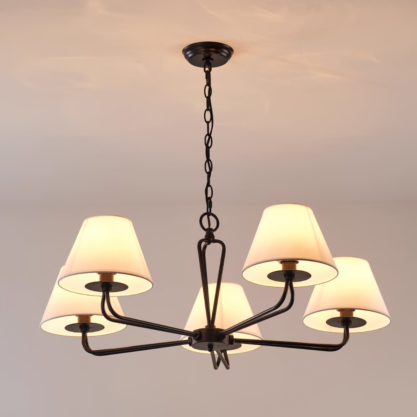 BRAMBLETON CRYSTAL DRAPED CEILING LANTERN