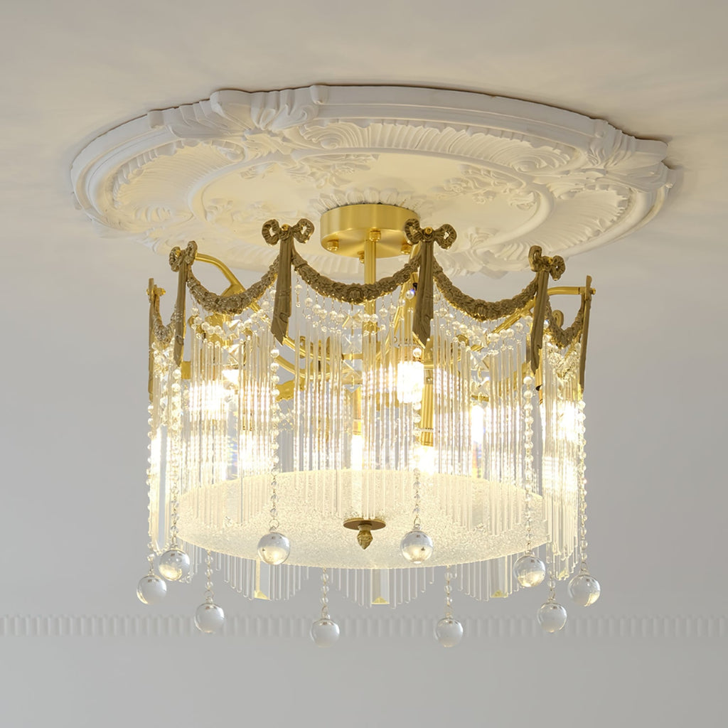 RAVENWOOD AQUA DRIP CEILING LANTERN