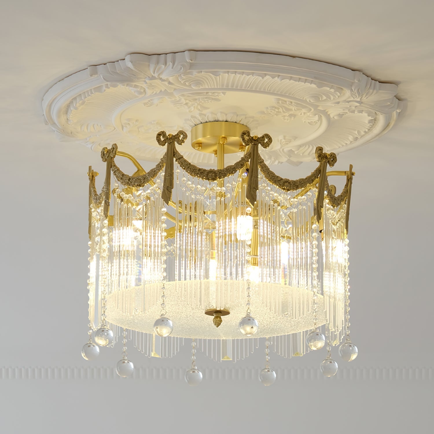 RAVENWOOD AQUA DRIP CEILING LANTERN