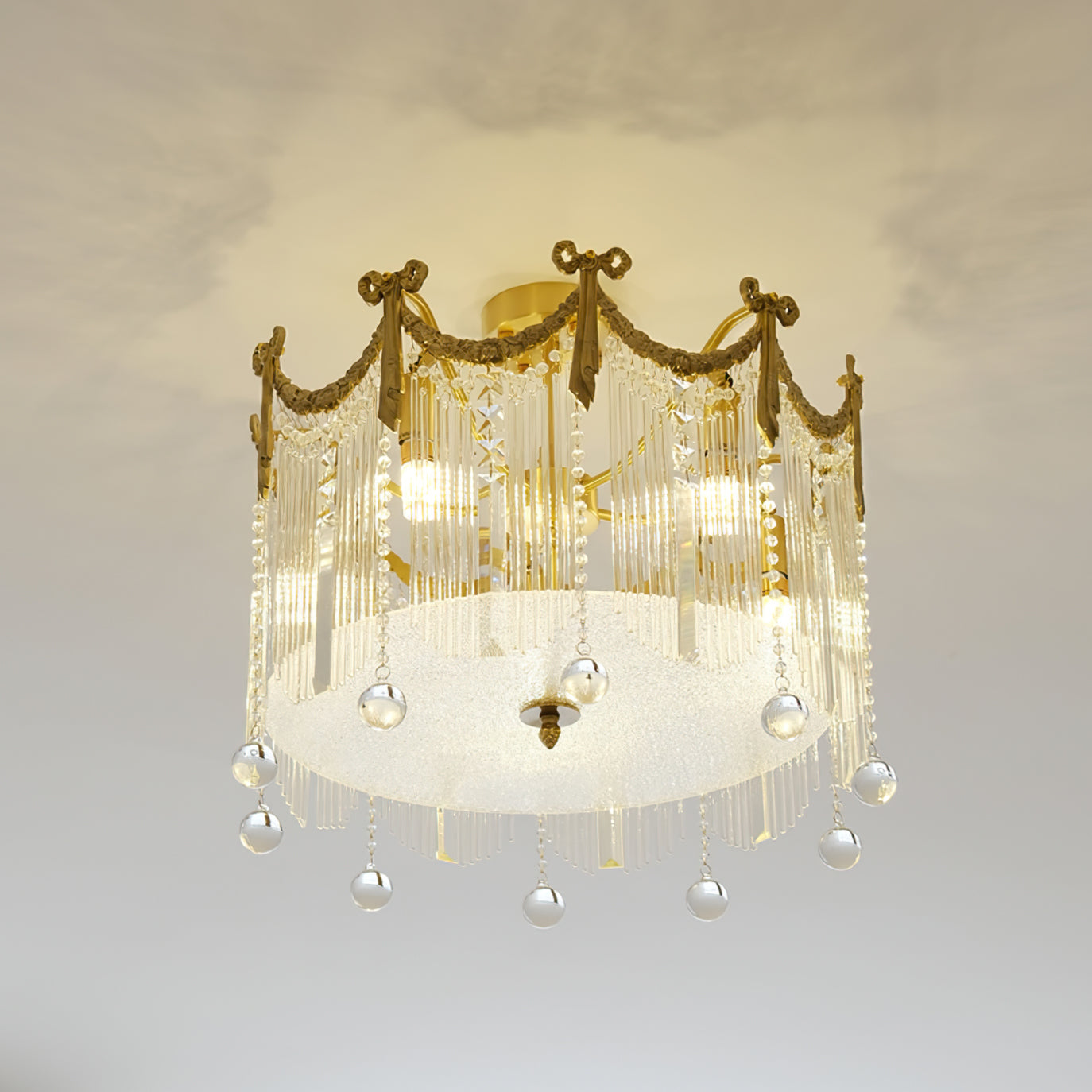 RAVENWOOD AQUA DRIP CEILING LANTERN