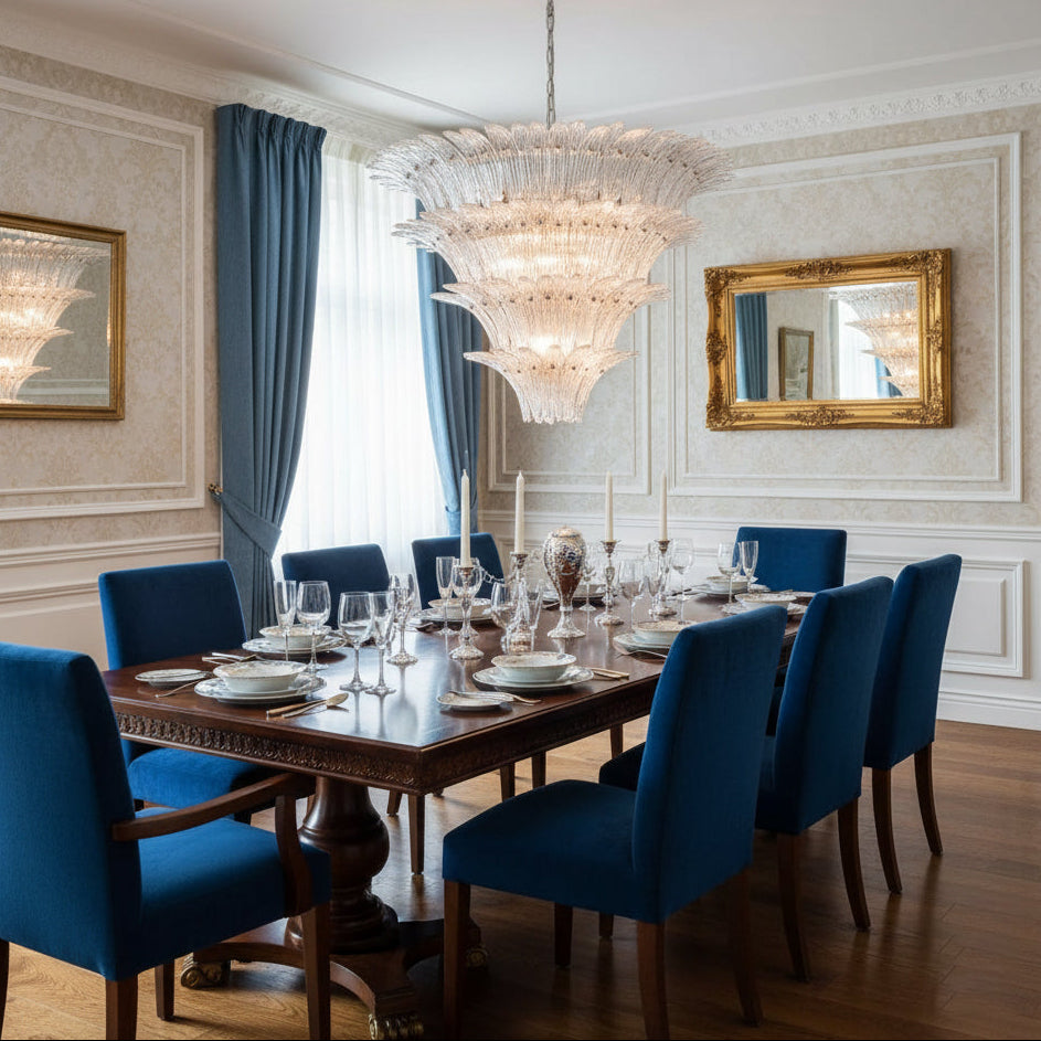 RAVENHALL CRYSTAL DRAPED CEILING LANTERN
