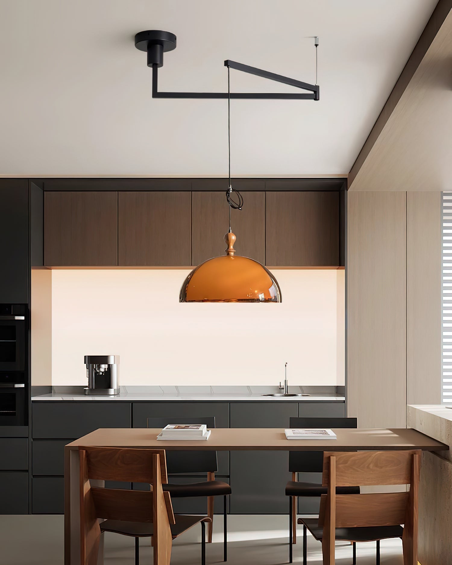 WINTHROP ADJUSTABLE ARM HANGING LANTERN