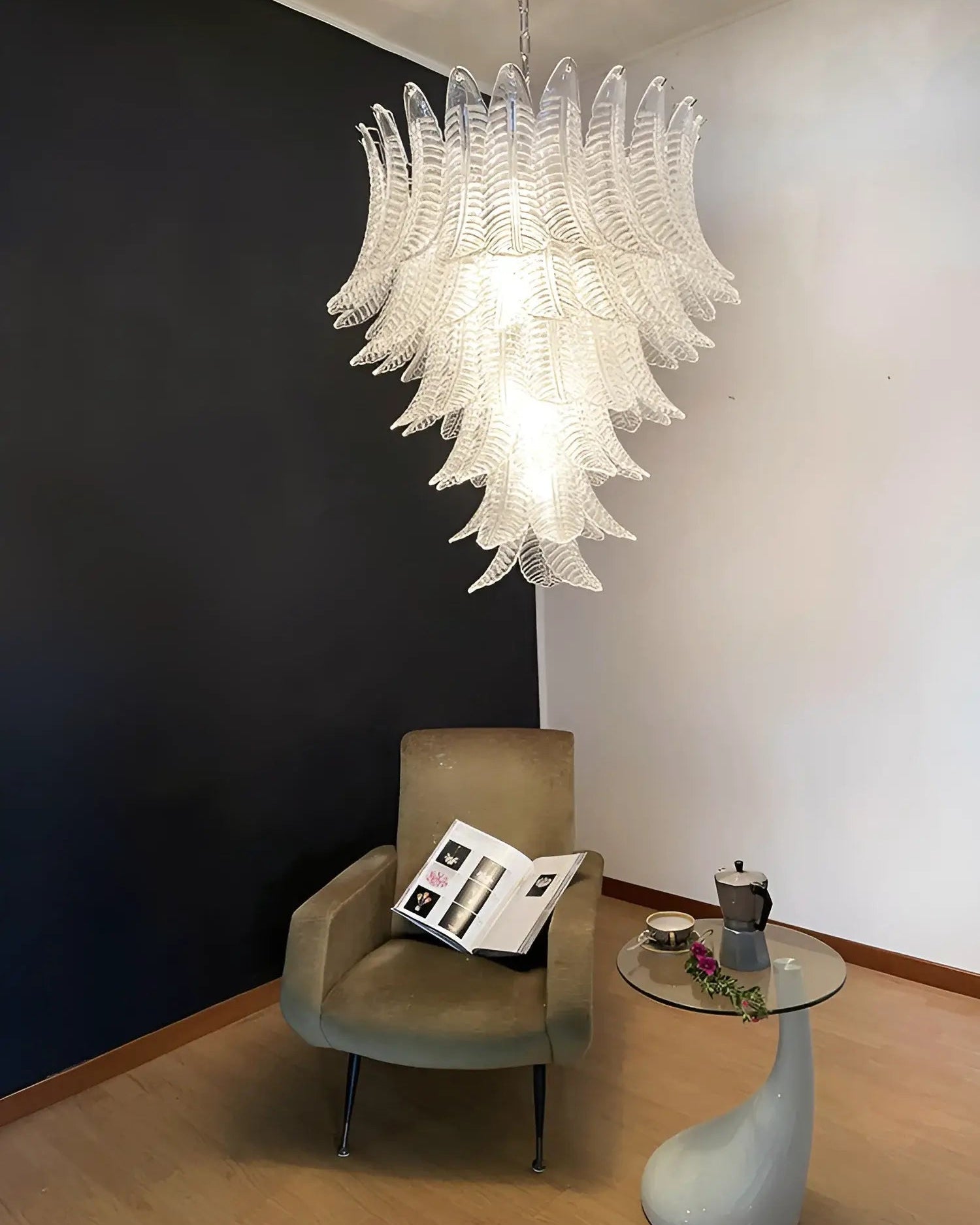 VERDANT PALM INFUSED CEILING LANTERN