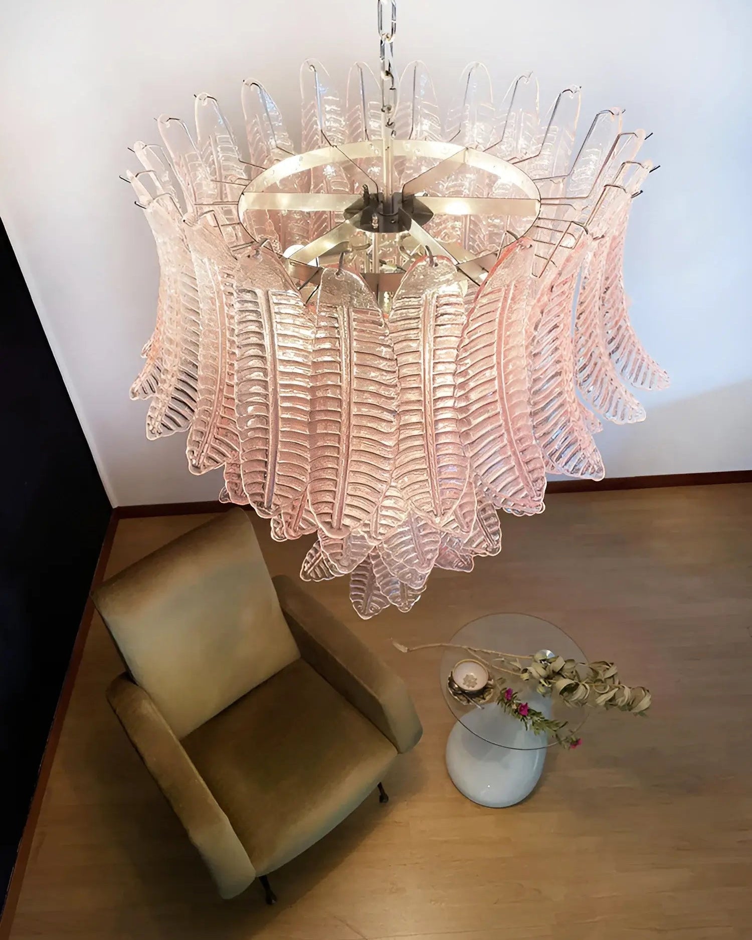 VERDANT PALM INFUSED CEILING LANTERN
