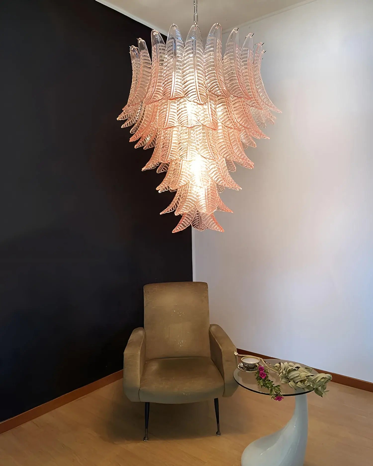 VERDANT PALM INFUSED CEILING LANTERN