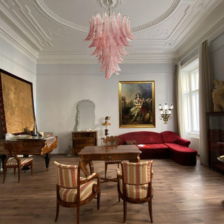 VERDANT PALM INFUSED CEILING LANTERN