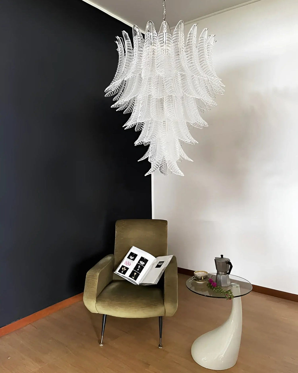 VERDANT PALM INFUSED CEILING LANTERN