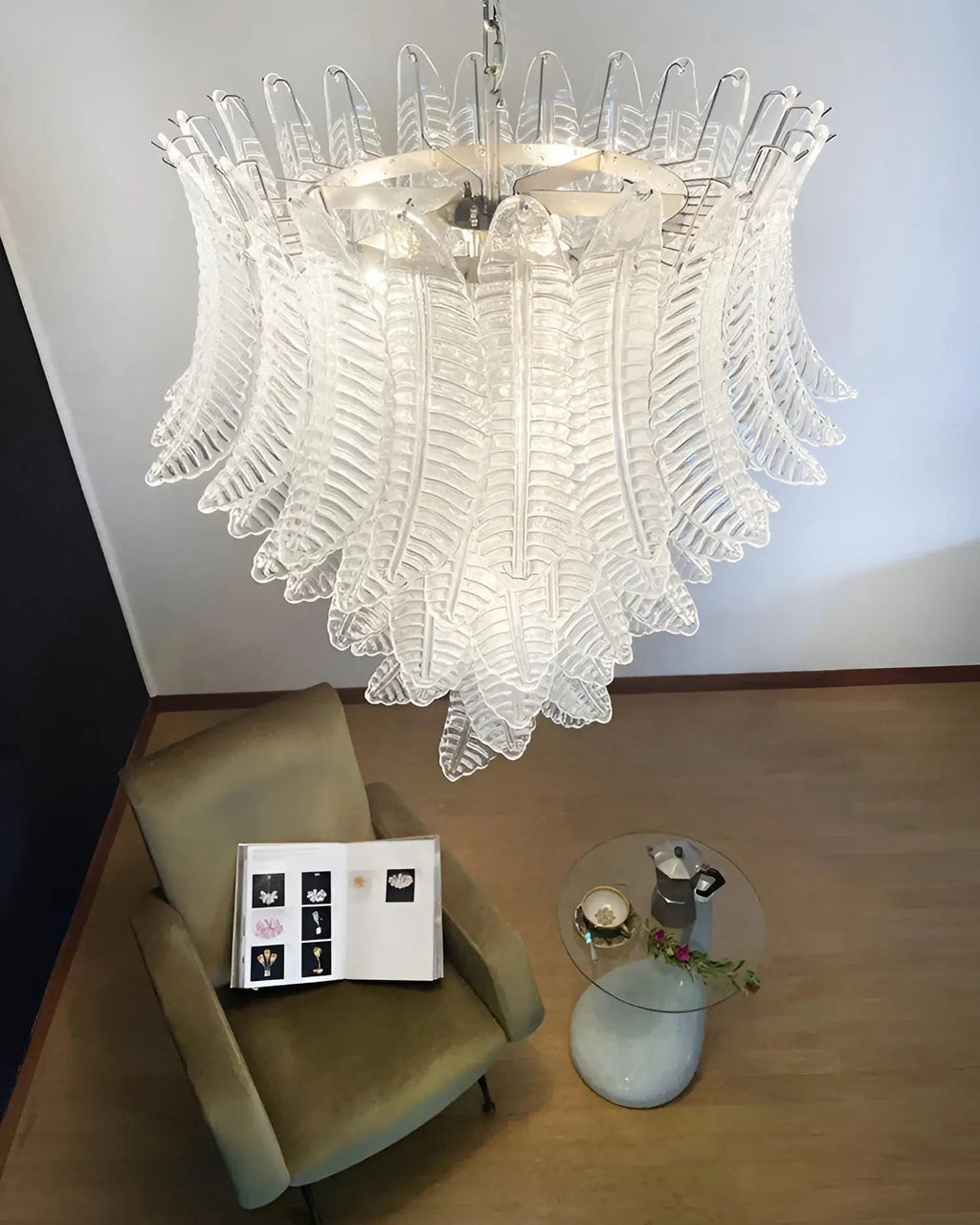 VERDANT PALM INFUSED CEILING LANTERN